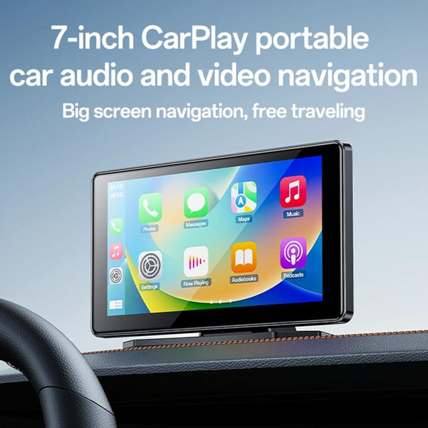 7 Inch Carplay Portable Video Navigation Black Other Car Video