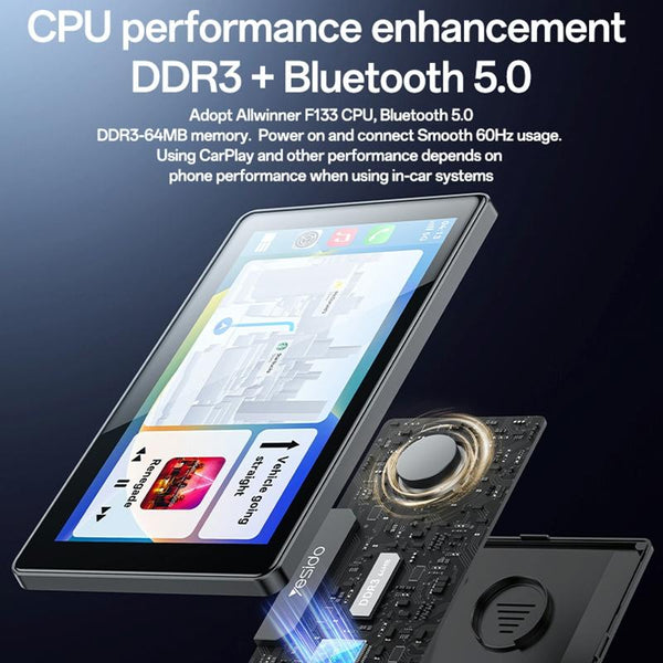 7 Inch Carplay Portable Video Navigation Black Other Car Video