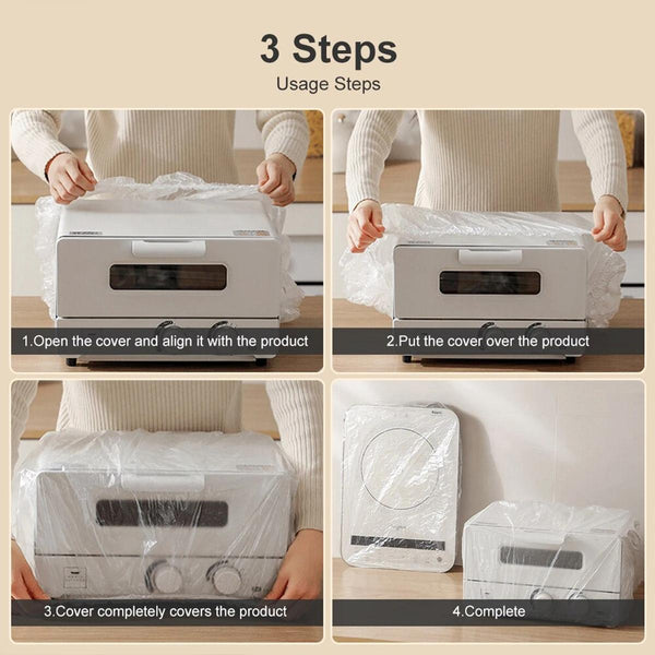 10 Pack Disposable Dust Covers For Electric Cooker And Oven 120X120cm White 60X70cm Other Kitchen Storage