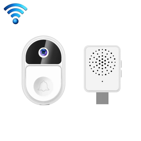 Smart Video Doorbell With Ultra Wide Angle And Two Way Voice Black Smart Doorbells