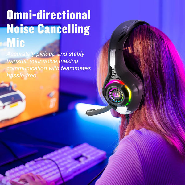 Omni Mic Noise Reduction Headset 1.9M Length Blac Headsets