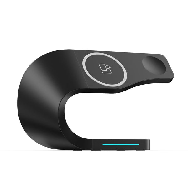 4 In 1 Magnetic Wireless Charger For Iphone Iwatches Airpods Black Chargers & Cradles
