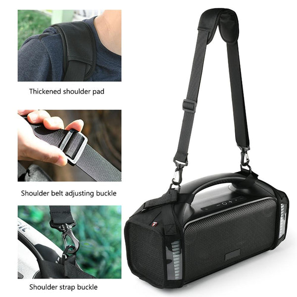 Protective Case For Tribit Stormbox Blast Speaker With Carrying Strap Black Cases Covers & Skins