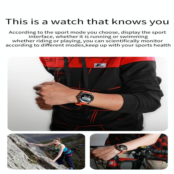 Waterproof Smart Watch With Heart Rate And Sleep Monitoring Ip68 Black Smart Watches