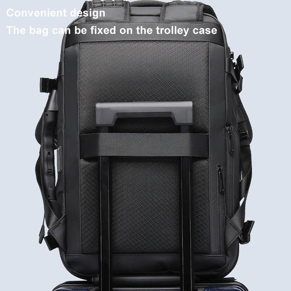Large Capacity Vacuum Compression Backpack Backpacks