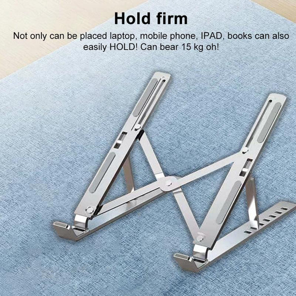 Lenovo Thinkplus Folding Laptop Stand Silver Stands Holders & Car Mounts