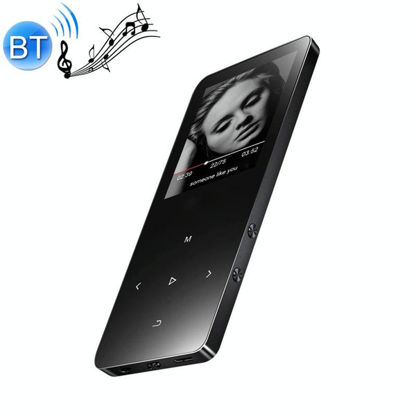 1.8 Inch Metal Bluetooth Mp3 / Mp4 Player With Touch Screen 8Gb Black Ipods & Mp3 Players