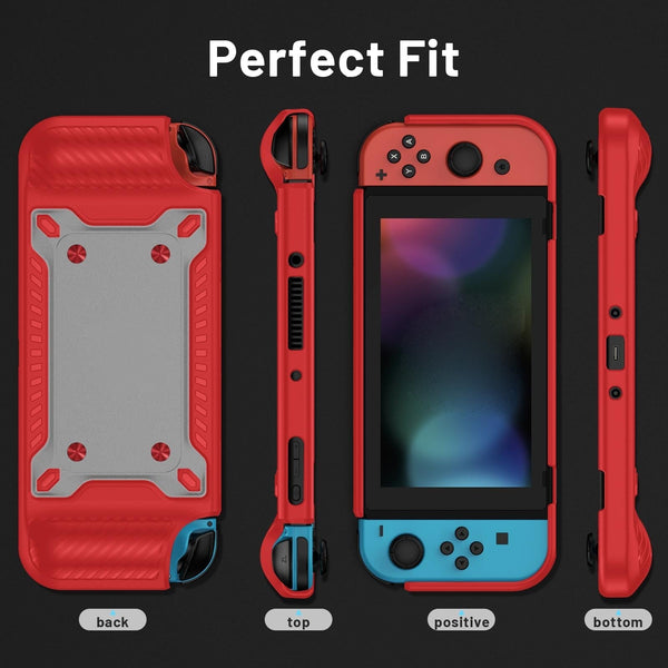 Protective Tpu Pc Case For Nintendo Switch Oled Lilac Bags Skins & Travel Cases