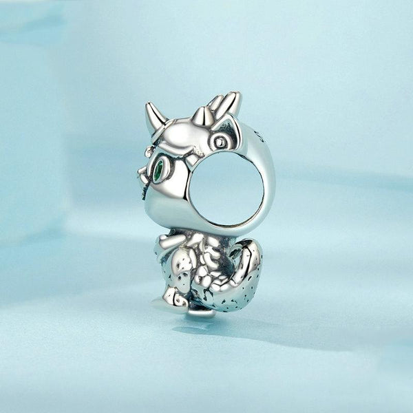 925 Sterling Silver Dragon Diy Beads Charms & Pendants