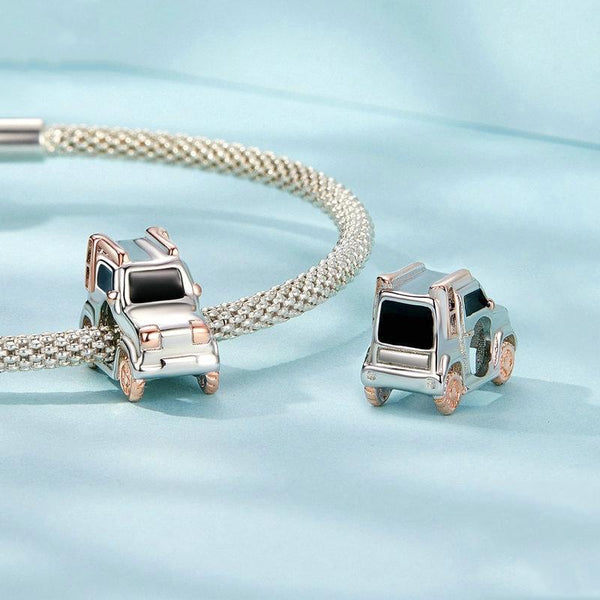 925 Sterling Silver Rose Gold Off Road Diy Beads Charms & Pendants