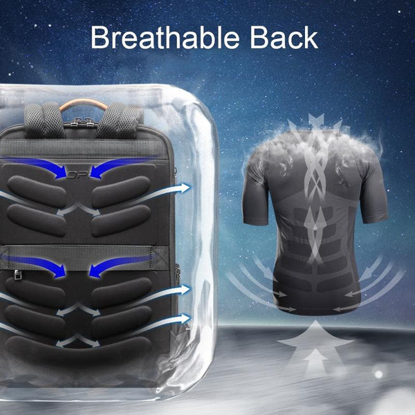 Usb Charging Anti Theft Business Backpack Black Bags