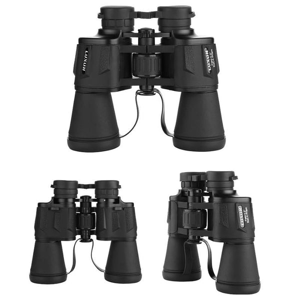High Power Outdoor For Low Light Night Vision 20X50 Black Binoculars