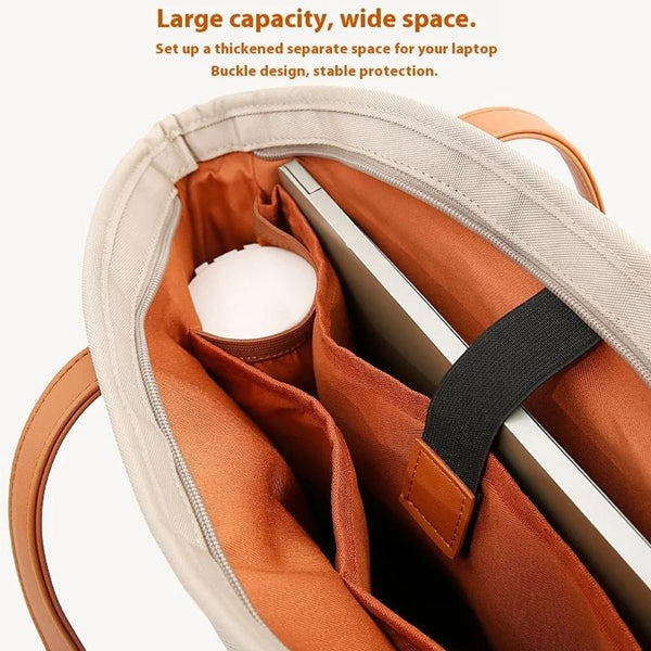 Large Capacity Laptop Tote For Women Black Laptop Cases & Bags