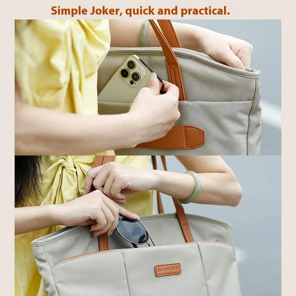 Large Capacity Laptop Tote For Women Black Laptop Cases & Bags