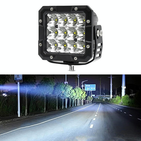 35W / 4000Lm 6000K Dc 9 30V Car Inch Square Work Light White Led Car Lights