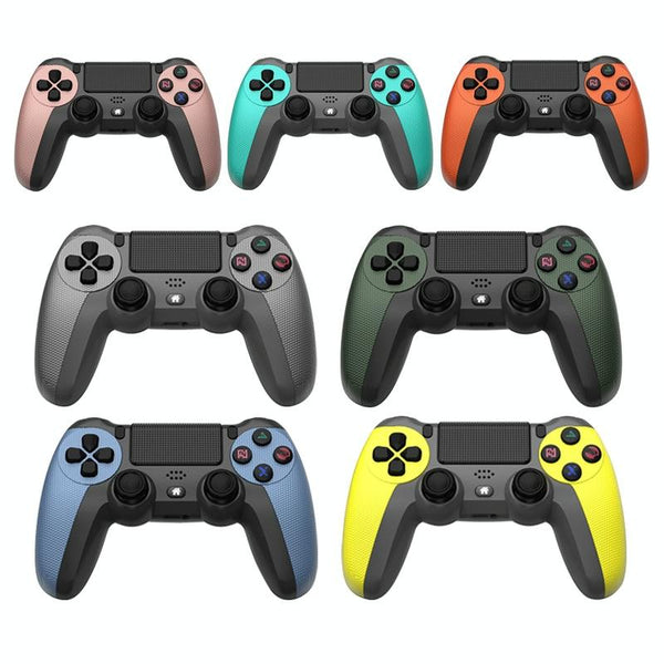 Wireless Bluetooth Gamepad Controller For Ps4 Battle Gray With Light Bar Mint Green Controllers & Attachments