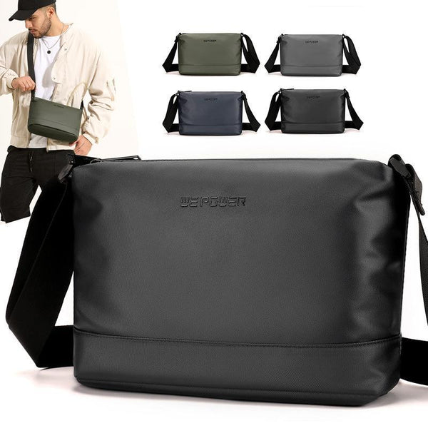 Lightweight Men Shoulder Bag For Commuting Black Bags