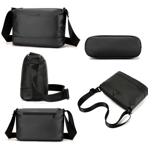 Lightweight Men Shoulder Bag For Commuting Black Bags