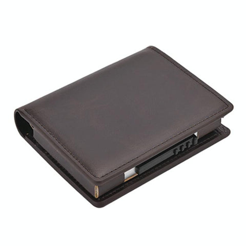 Rfid Blocking Short Wallet With Automatic Pop Up Black Wallets