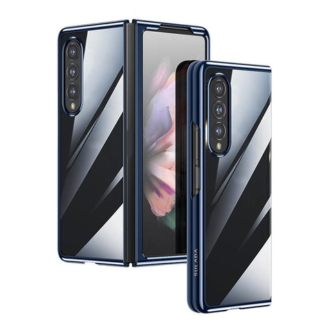 For Samsung Galaxy Z Fold4 5G Shockproof Protective Case Blue Cases Covers & Skins