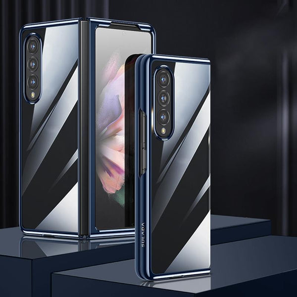For Samsung Galaxy Z Fold4 5G Shockproof Protective Case Blue Cases Covers & Skins