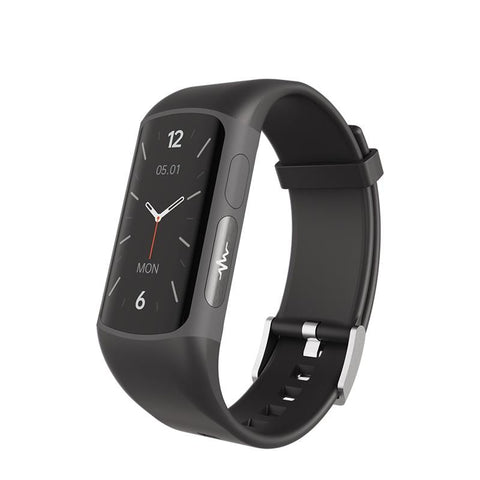 Smart Bracelet With Bluetooth Calling And Blood Oxygen Monitoring Hd Tft Display Black Activity Trackers