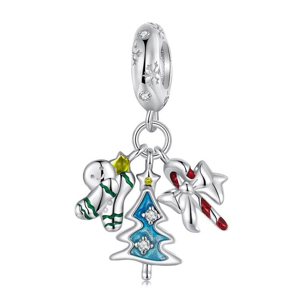Veile Studios 1 Sets Of 925 Sterling Silver Gingerbread Man Pendant Scc2914 Necklaces & Pendants