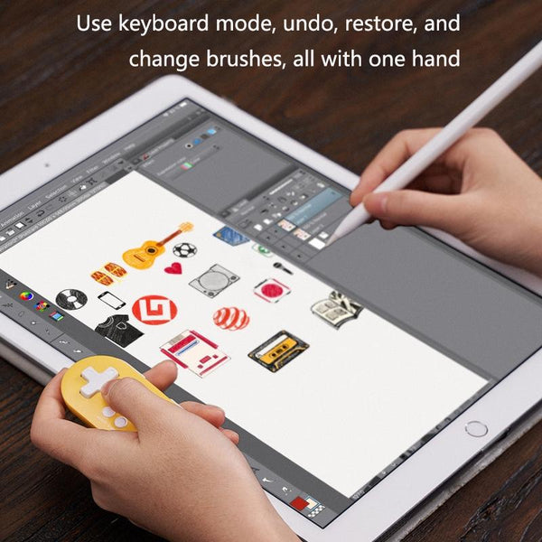 Wireless Tooth Handle For Switch / Windows Android Macos Steam Mini Yellow Controllers & Attachments