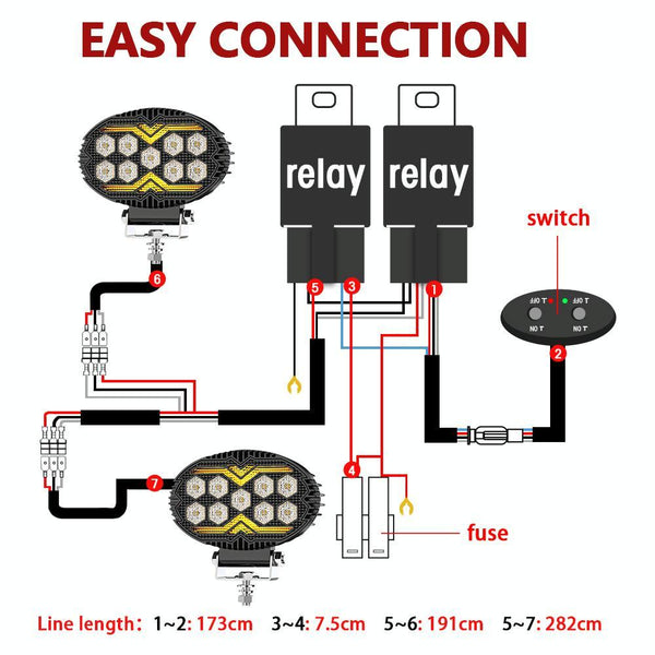 5.5 Inch Elliptical Hybrid Luminous Seagull Angel Eye Car Work Light Led Car Lights