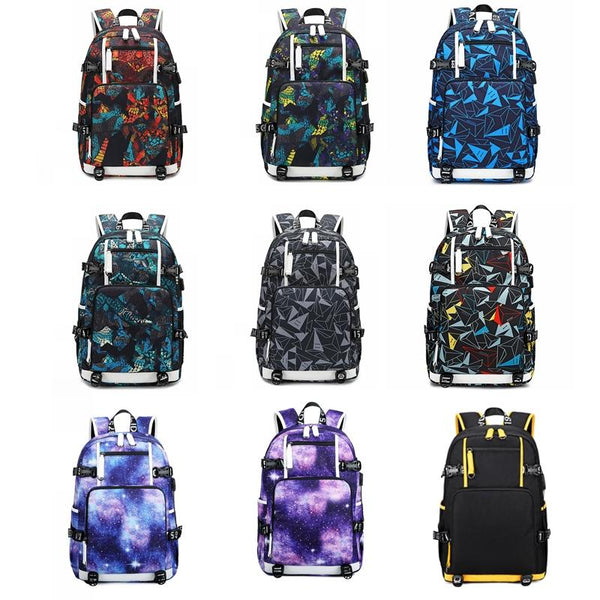 Student Thermal Backpack Lightweight & Durable Printed Red Women Backpacks