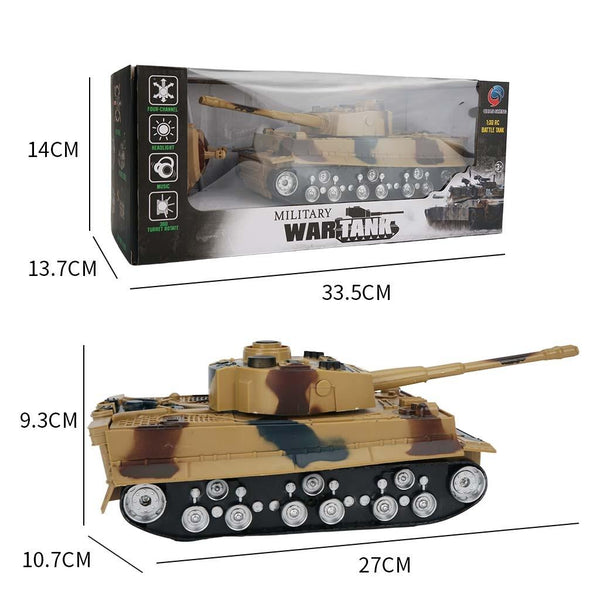 1 32 Four Way Rc Tank With Remote Control Blue Other Rc Model Vehicles & Kits