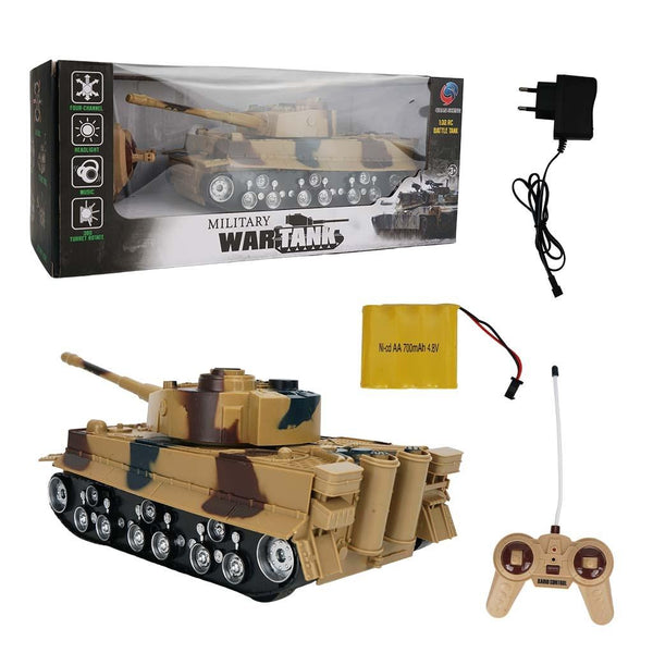 1 32 Four Way Rc Tank With Remote Control Blue Other Rc Model Vehicles & Kits