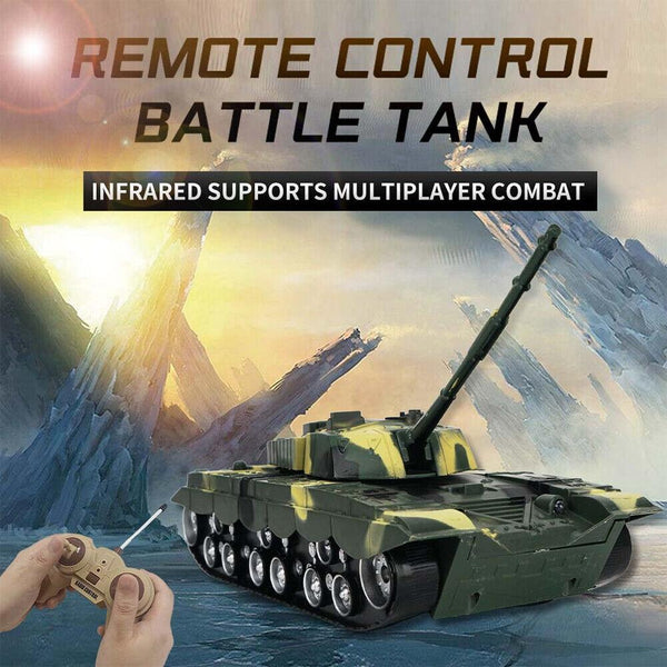 1 32 Four Way Rc Tank With Remote Control Blue Other Rc Model Vehicles & Kits