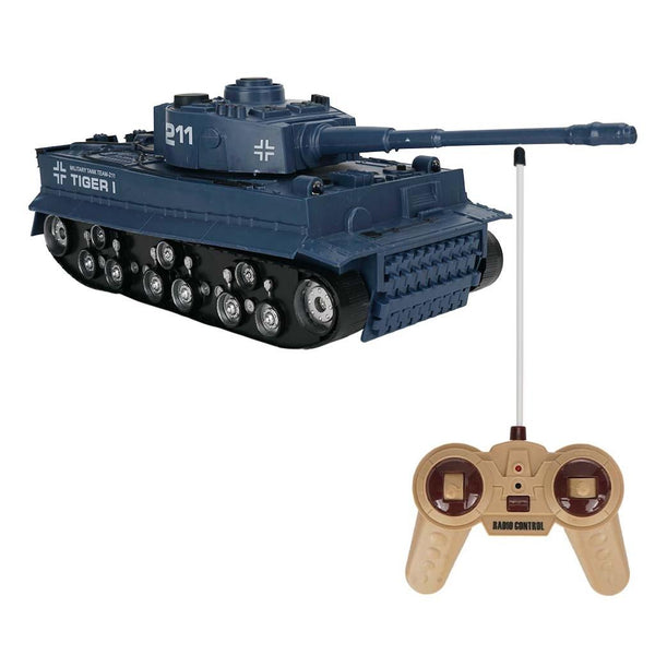 1 32 Four Way Rc Tank With Remote Control Blue Other Rc Model Vehicles & Kits