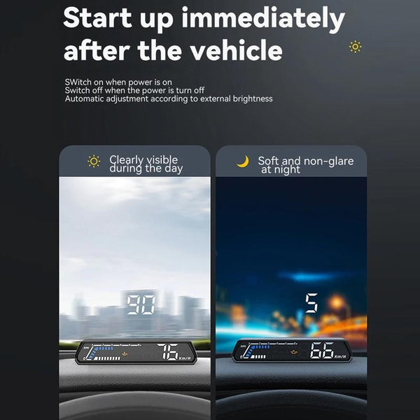 Vehicle Obd Head Up Display Multi Function Instrument For Oil Temp & Gearbox Monitoring S100 Other Instruments & Gauges