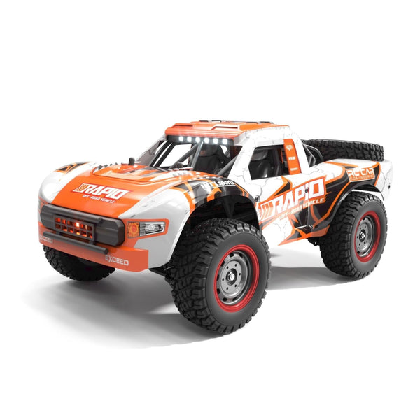 High Speed Brushless 4Wd Pickup Rc Car Orange Rc Model Vehicles