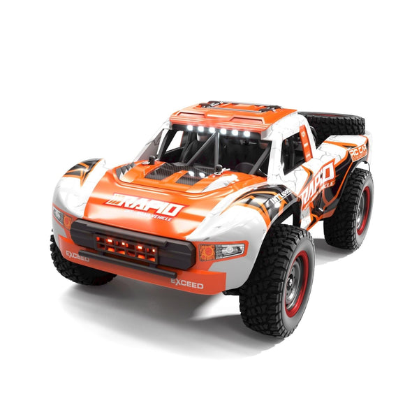 High Speed Brushless 4Wd Pickup Rc Car Orange Rc Model Vehicles