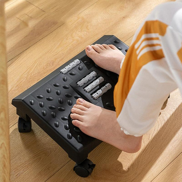 360 Swivel Footrest For Under Desk Black Ottomans Footstools & Poufs