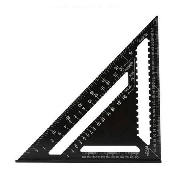 Woodworking Square Layout Gauge Angle Ruler Measuring Tool 7 Inch Black Metric Other Measuring & Layout Tools