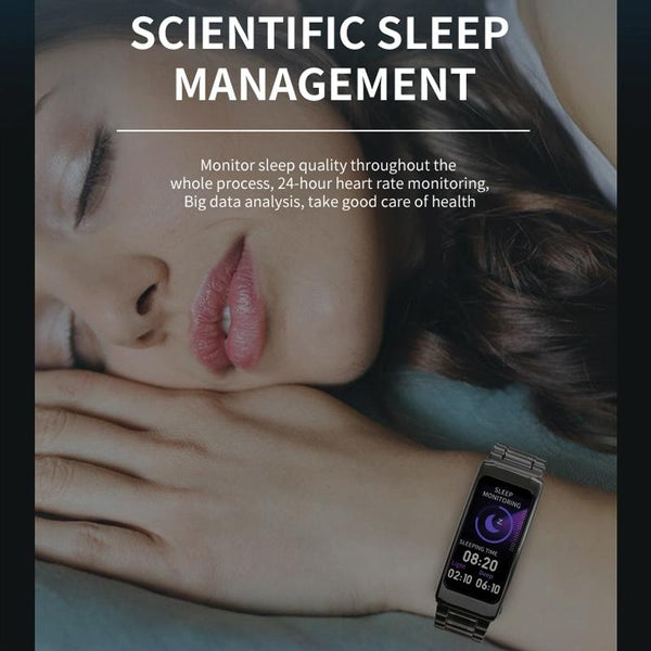 1.14" Silicone Band Waterproof Smart Watch Detachable Earphone Bluetooth Call Black Smart Watches