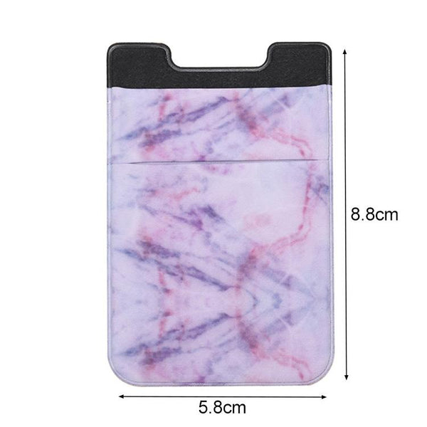 Marble Road Stretch Phone Card Holder Sticky Clip Purple Cases Covers & Skins