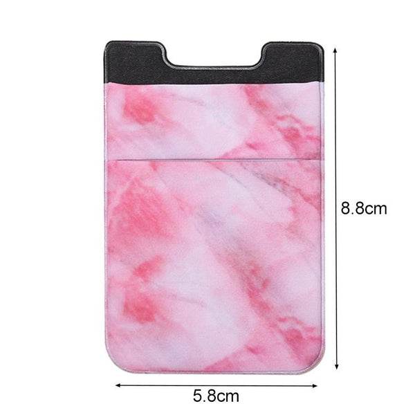 Marble Road Stretch Phone Card Holder Sticky Clip Purple Cases Covers & Skins