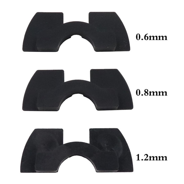 3 Piece Shockproof Rubber Dampers For Xiaomi M365 Scooter Black Accessories Parts