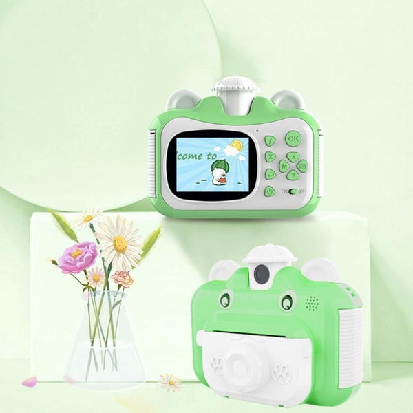 Mint Green Smart Digital Kids Camera Photo & Video No Memory Card Digital Cameras