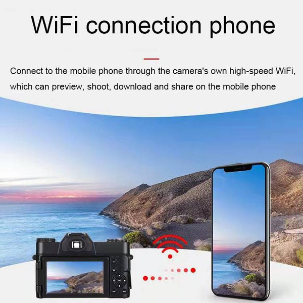 Retro Foldable 48Mp 4K Hd Digital Camera Simple Version Digital Cameras