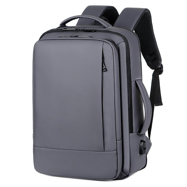 Waterproof Expandable Laptop Backpack With Usb Port Black Laptop Cases & Bags