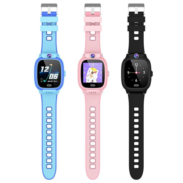 1.44 Inch 4G Video Call Waterproof Smart Children Phone Watch With Sos Function Black Smart Watches