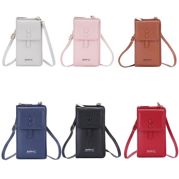 Crossbody Phone Bag With Multi Card Slots Black Bags