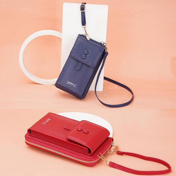 Crossbody Phone Bag With Multi Card Slots Black Bags