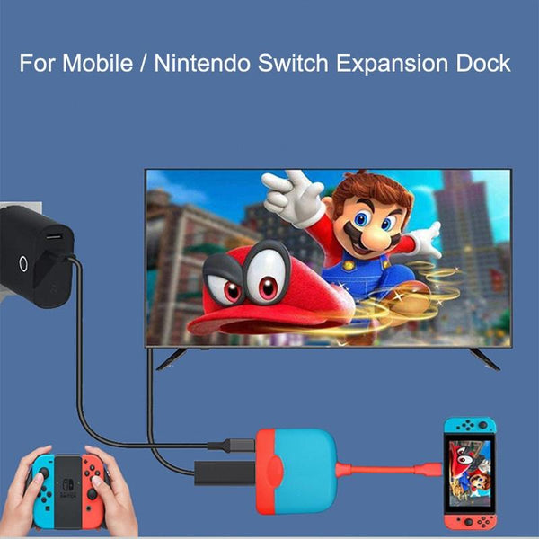 Mobile / Switch Portable Expansion Dock Compact And Versatile Red Blue Chargers & Charging Docks